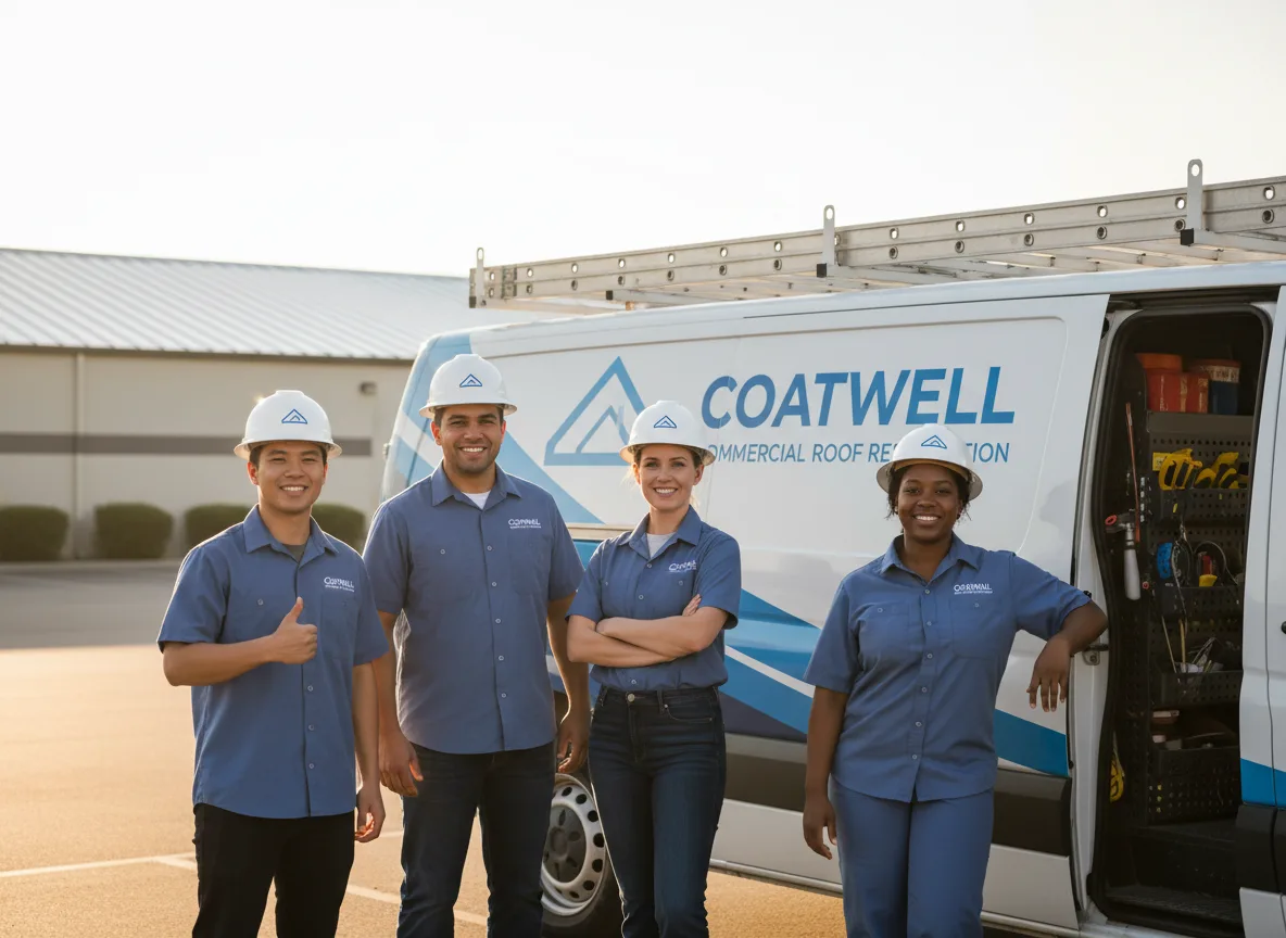 Commercial roof coating company in Lawn, PA